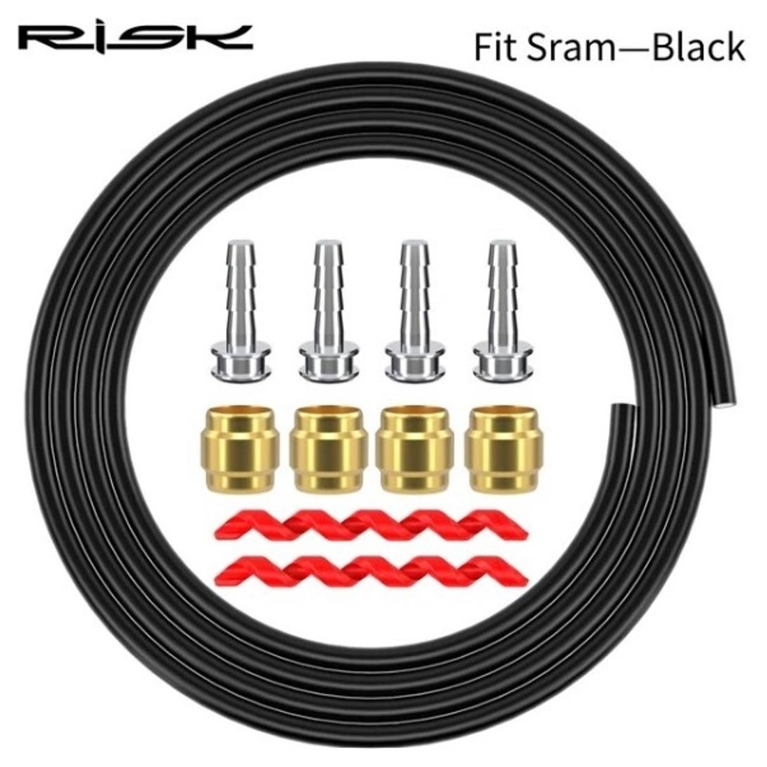 Сорочка гальмівного троса 2500мм SRAM RISK RC115-3-1 чорний CABR-095