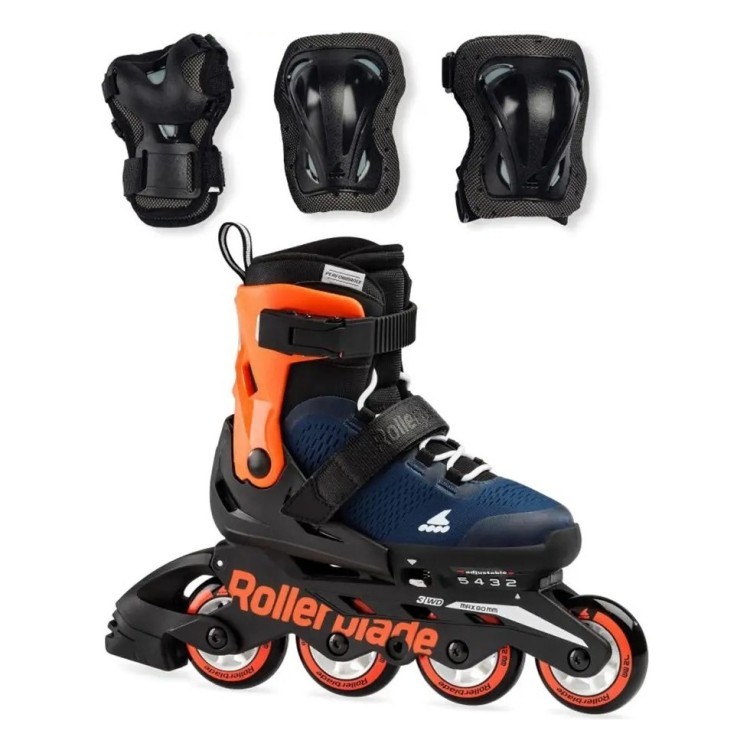 Ролики Rollerblade Combo 2024 midnight blue-warm orange 07102200-36.5-40.5