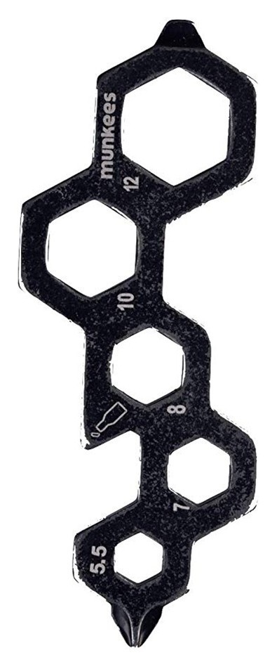 Munkees 2539 брелок-мультинструмент Tool Caterpillar black 2539-BK