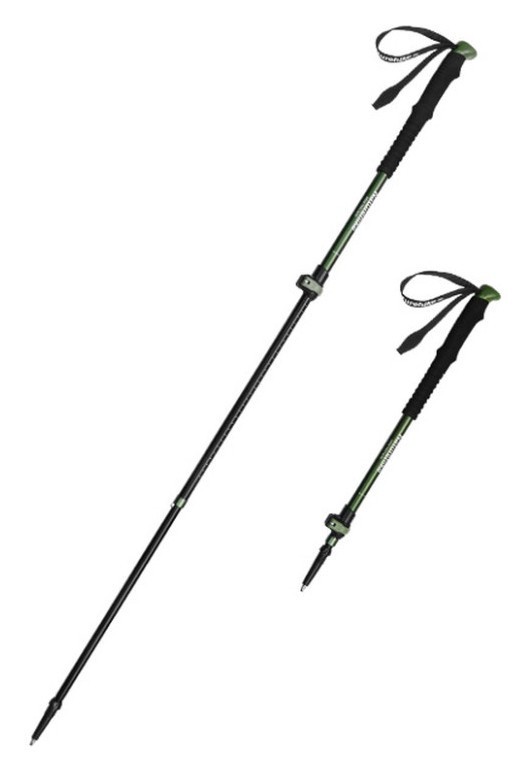 Трекинговая палка 3-сек. Naturehike CNK2550DS010, 55-120 см, алюминий, зеленый FNR_6977465869371