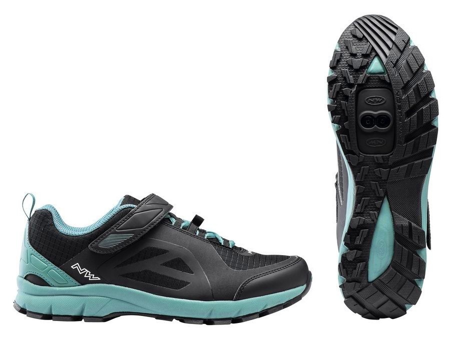 Туфлі велосипедні Northwave ESCAPE EVO M 42 (9.5US) Black/Colorado Green (80173010) RCH_18396
