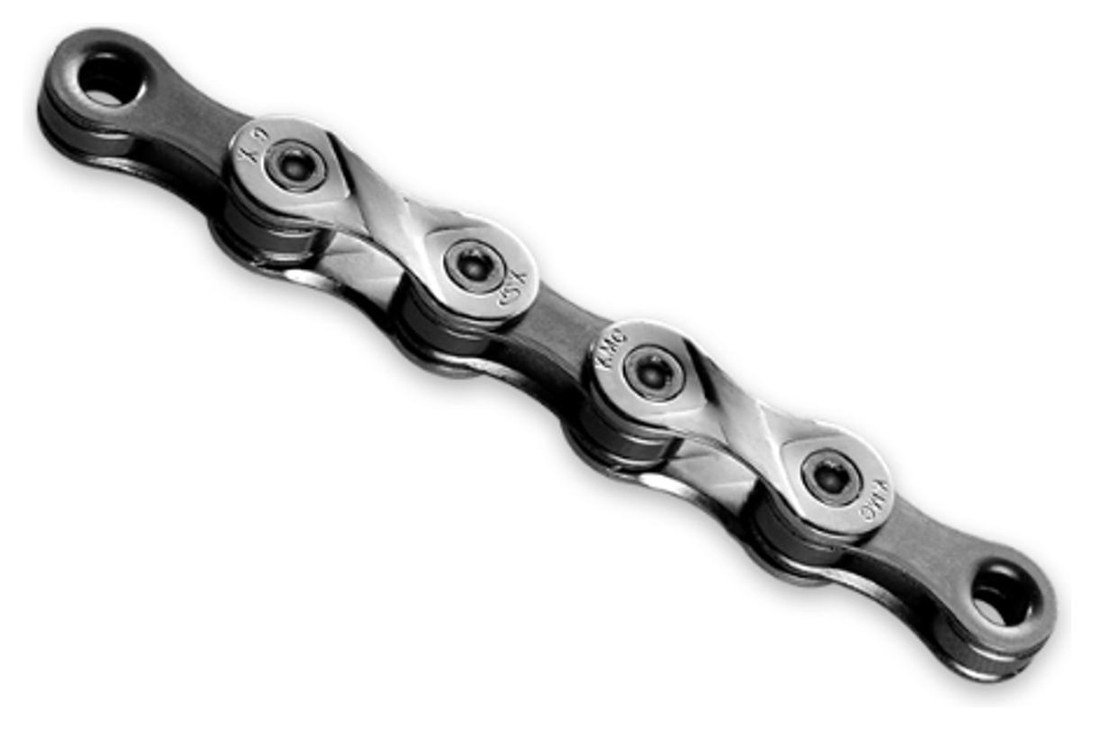 Ланцюг 9 шв. 116 лан. замок KMC X9 срiблястий CHA-305