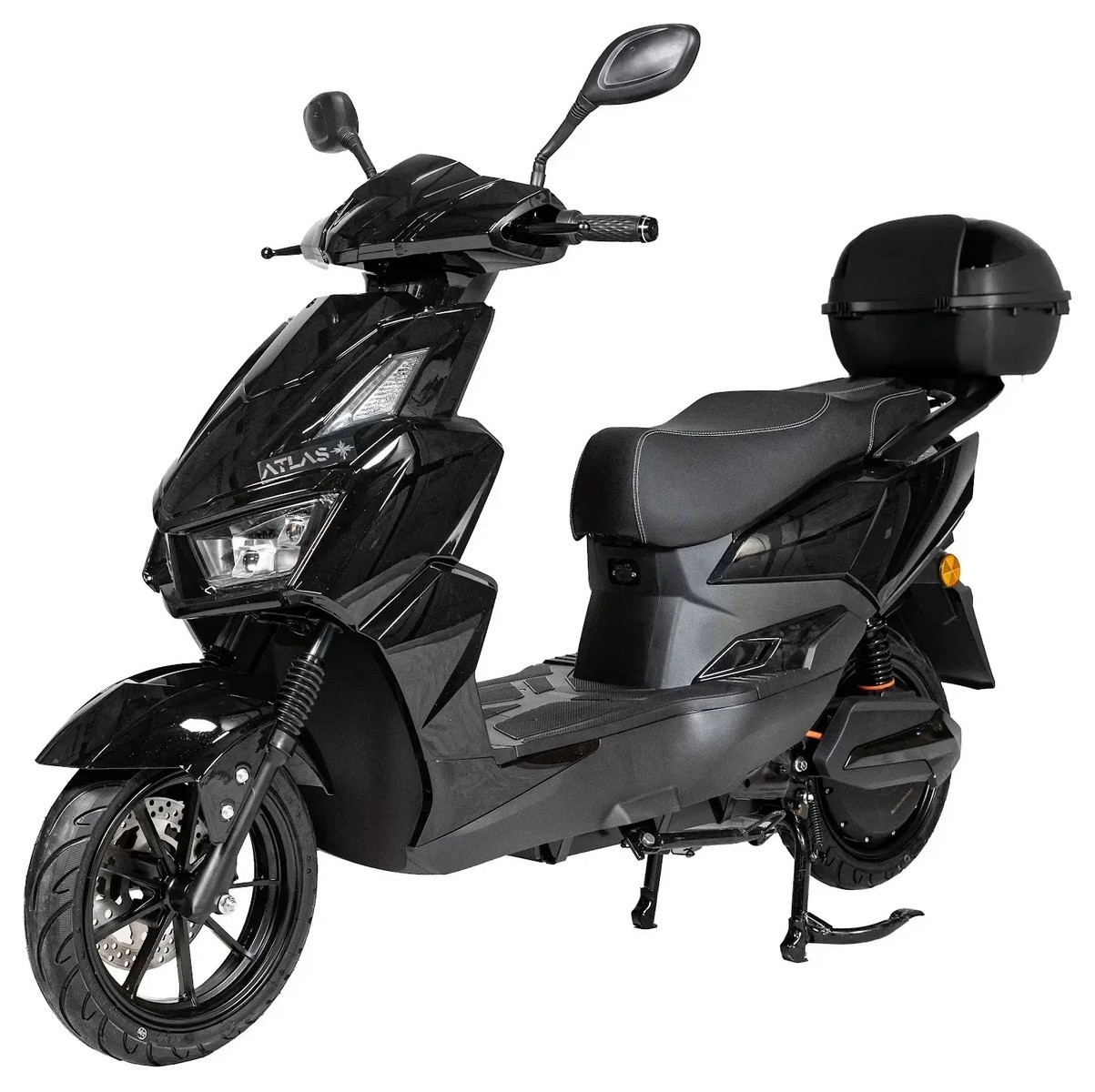 Електроскутер ATLAS Tiger Box 2000W Black TOK_3114