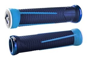 Грипсы AG-1 Signature Brt Blue/Lt Blue w/ Blue clamps (синие с синими замками)