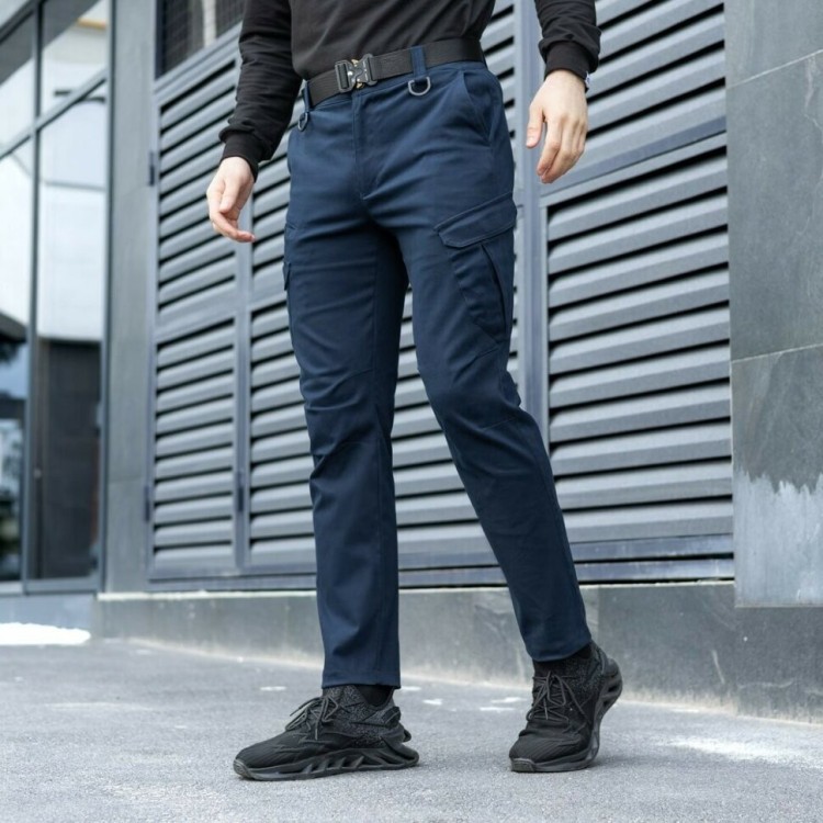 Штани тактичні темно-сині чоловічі M Pobedov Tactical V2 POB_00000005110