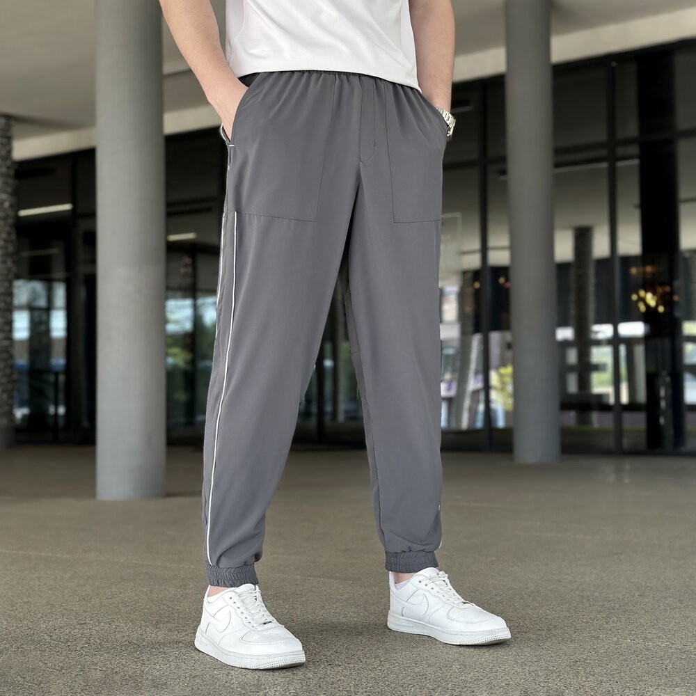 Чоловічі легкі джогери із софту темно-сірі Pobedov Weekend POB_00000006194