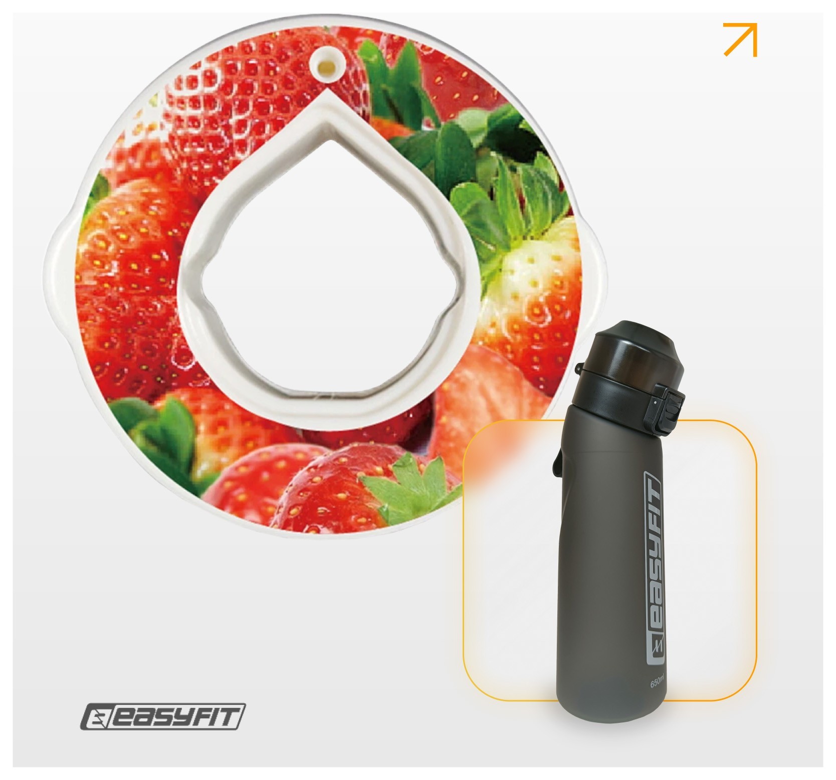 Капсула "Клубника" для бутылки EasyFit Air Up EFIT_EF-7006-SY