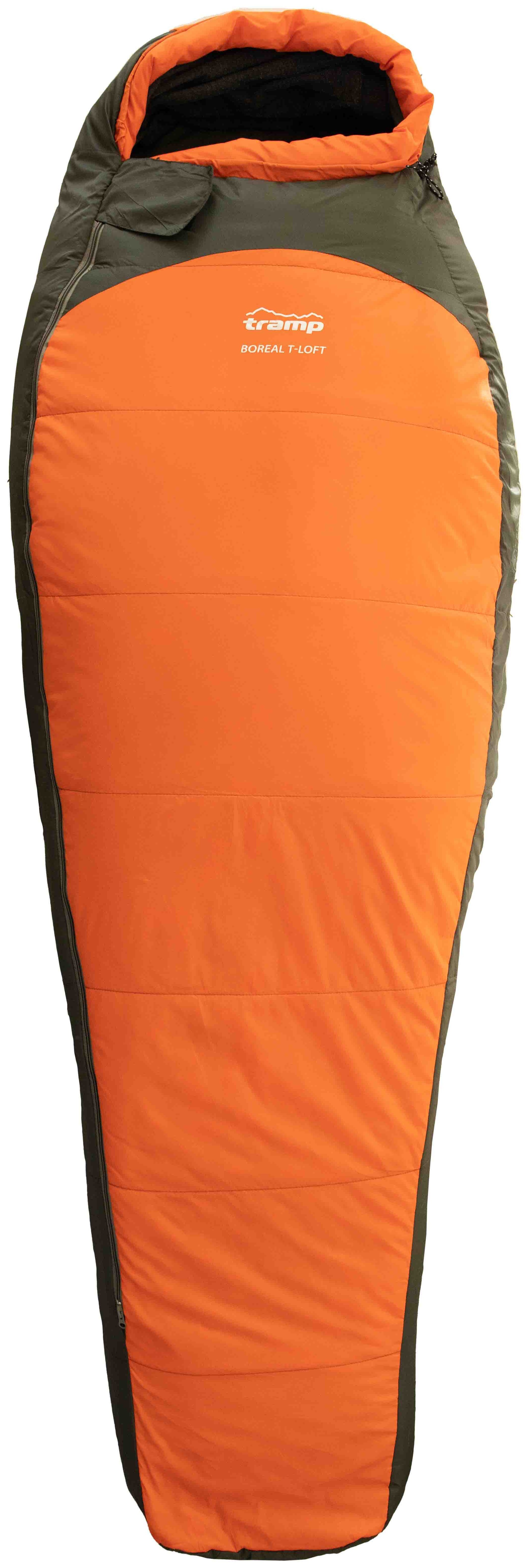 Спальний мішок Tramp Boreal Long кокон лівий orange/grey 225/80-55 UTRS-061L UTRS-061L-L