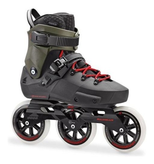 Роликові коньки для дорослих Rollerblade TWISTER EDGE 3WD 36.5 (5US) 230мм Black/army green (07847300 8E6) RCH_11352