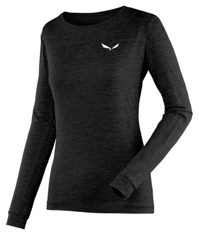 Футболка Salewa Puez Melange Dry L/S Tee Wmn GRG_013.012.1490