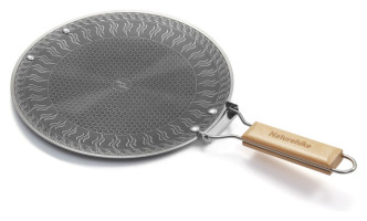 Сковорода з нержавіючої сталі зі складаною ручкою Naturehike CNK2550CF011, 29,5 х 29,5 см