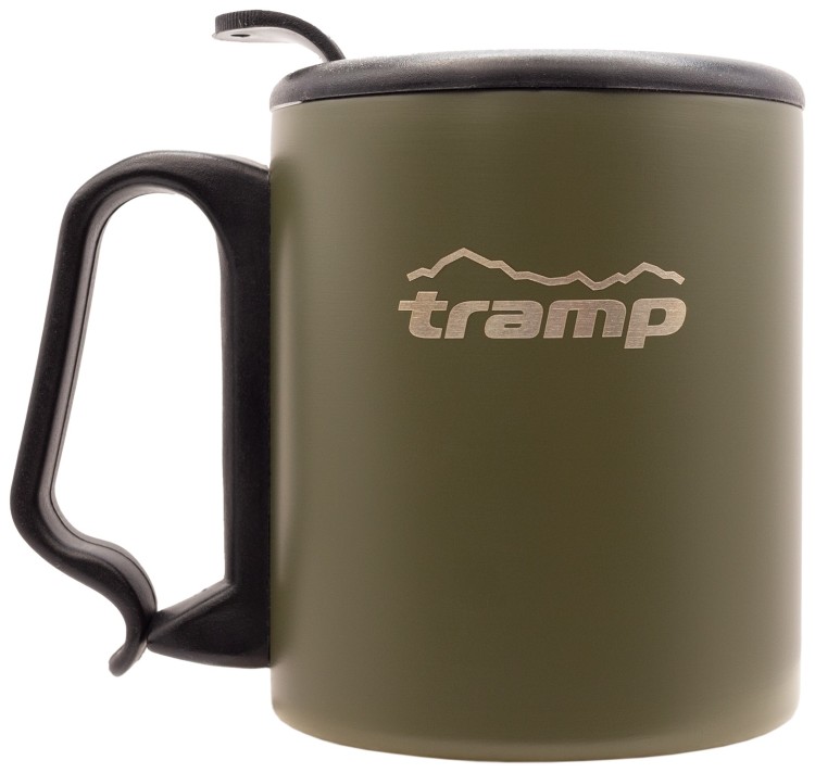 Термокружка TRAMP с поилкой и защелкой 350мл UTRC-020 olive UTRC-020-olive