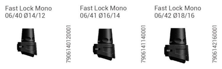 Затискне з'єднання Gabel 06/40 Fast Lock Mono Ø14/12 034.0001