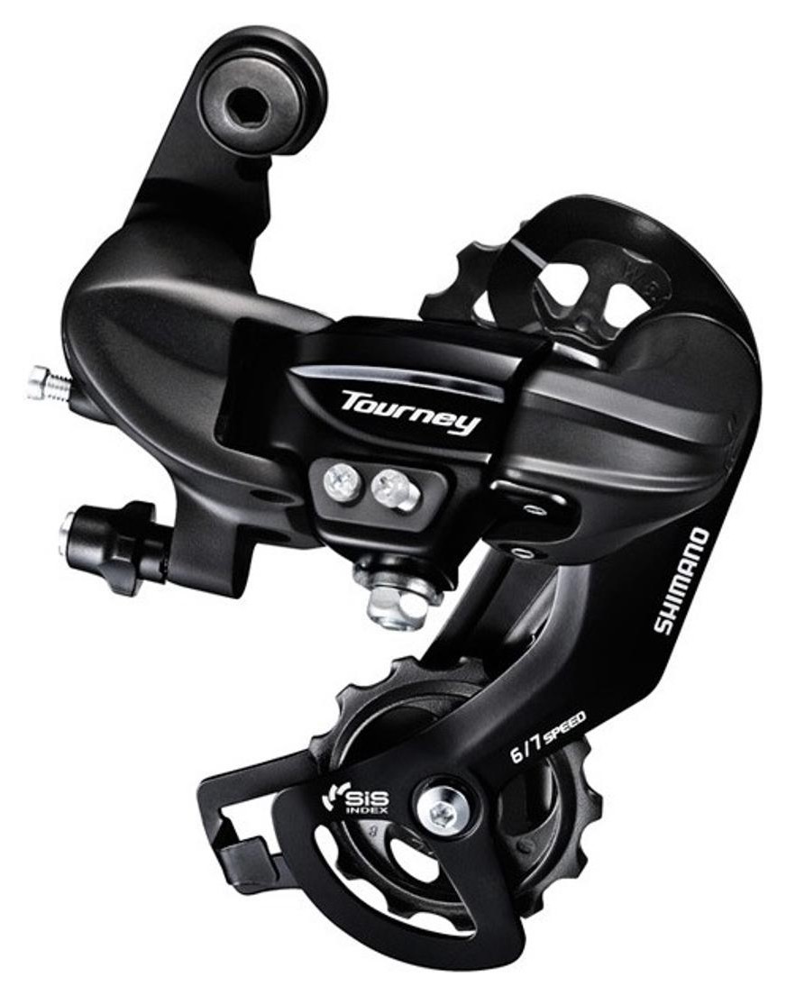 Переключатель задн. 7 индекс max-34T под болт SHIMANO TY-300 черный средняя кавычка DERB-046-1