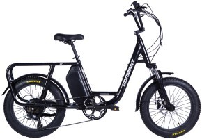 Велосипед з електроприводом 20" AL Dorozhnik eADAMANT DD FR рама-18,5" 48B 17.5А*г 500Вт чорний 2025