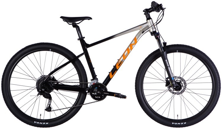 Велосипед AL 27,5" Leon XC 80 HDD рама-18" срiблястий з чорним 2025 OPS-LN-27,5-067