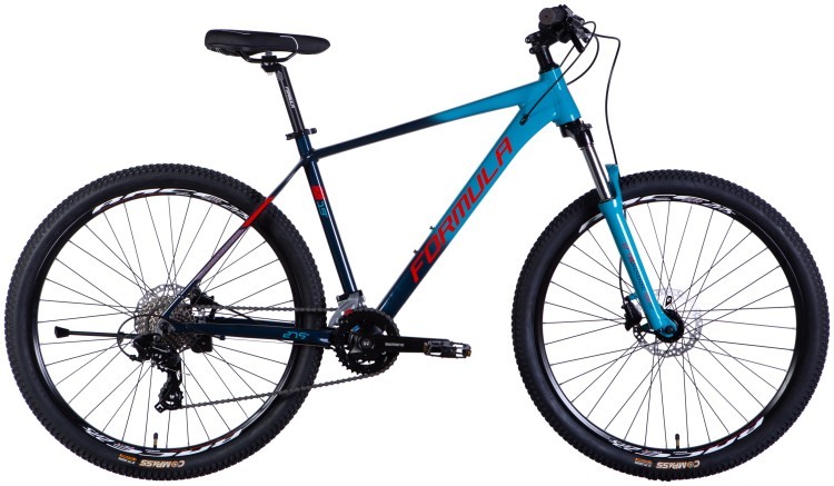 Велосипед AL 27.5" Formula DRIVE HDD рама-19" сине-бирюзовый 2025 OPS-FR-27.5-284