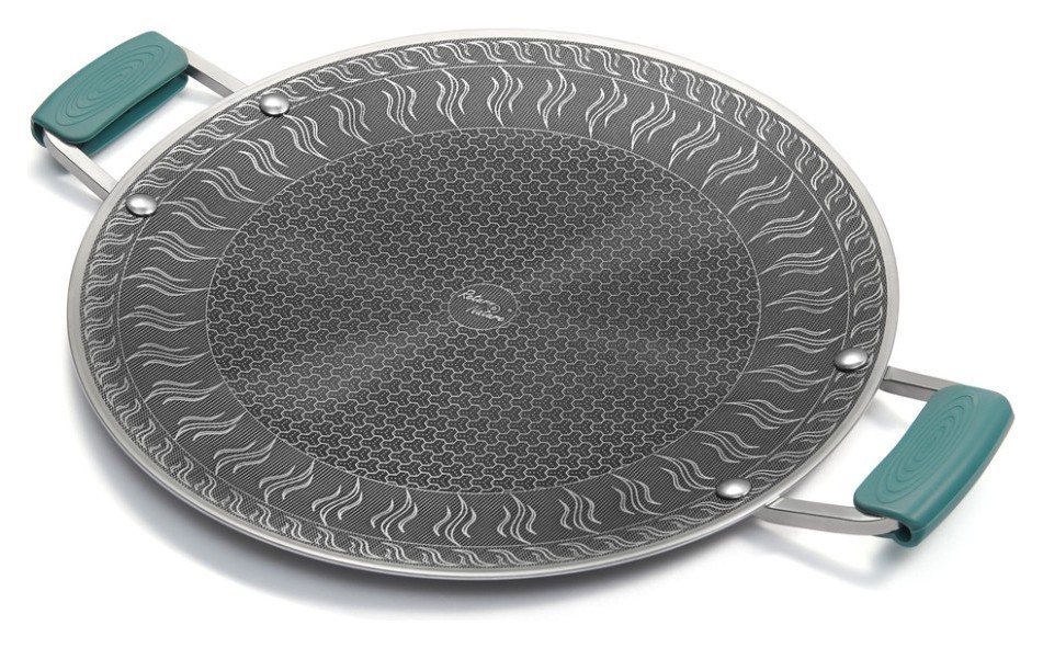 Сковорода з нержавіючої сталі з силіконовими ручками Naturehike CNK2550CF011, 34 х 34 см FNR_6977465868534