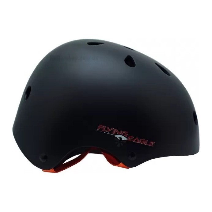 Детский шлем для роликовых коньков Flying Eagle Pro Skate Helmet черный 6007562