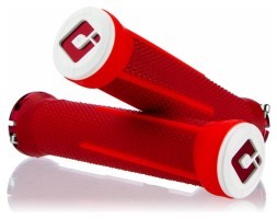Грипсы ODI AG-1 Signature Red/Fire red w/ Red clamps (огненно красные с красными замками)