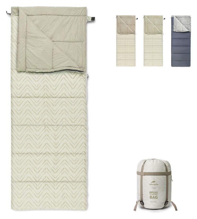 Спальний мішок Naturehike DP100 CNK2300SD012, бежевий FNR_6976023923562