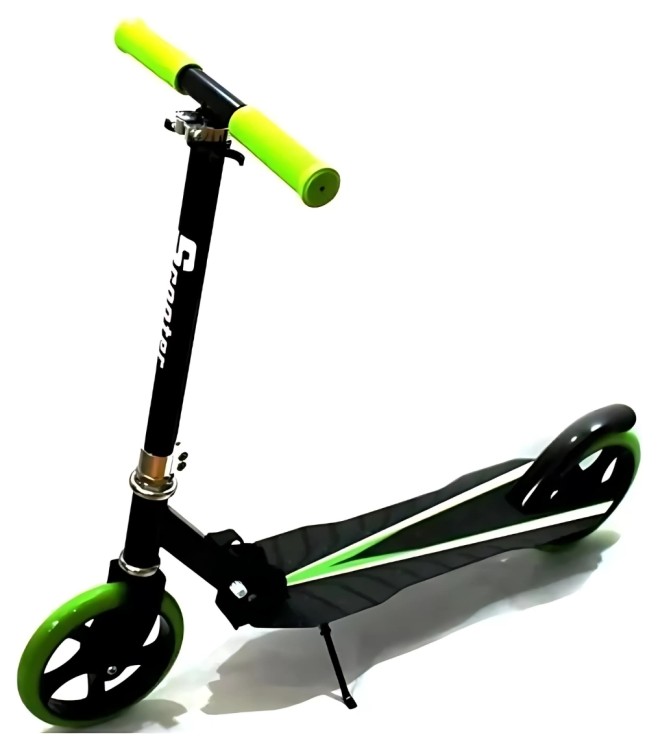 Самокат Bavar Sport с ножным тормозом, салатовый. 5430381
