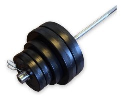 Штанга олимпийская 75 кг в пластиковой оболочке