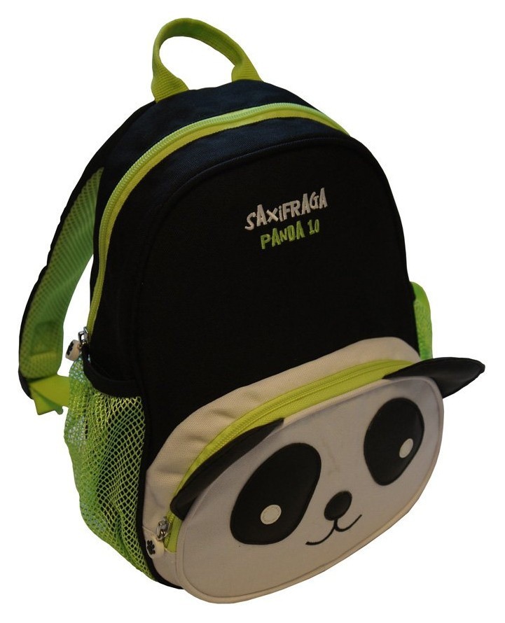 Детский рюкзак Saxifraga PANDA 10 L Black/green flash (SBB15K102Y) RCH_15611