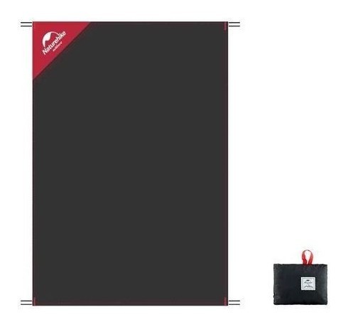 Килимок для пікніка водостійкий надлегкий Naturehike Moisture Picnic Mat NH17D050-B, 120x70 см, чорний FNR_6927595724637