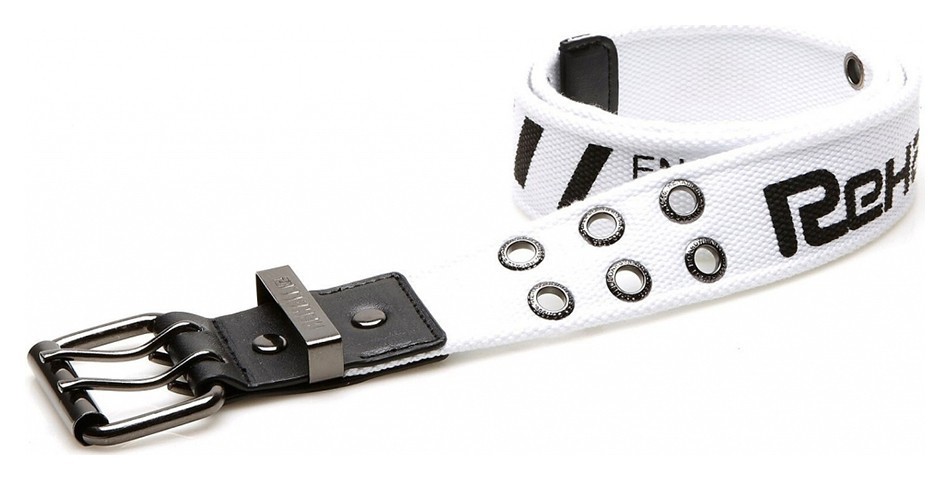Rehall ремінь Buckle 115 cm white-black 85415
