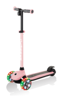 Електросамокат GLOBBER серії E-MOTION 4 пастельно-рожевий, колеса з підсвіткою, 50кг, 6+, 3 колеса