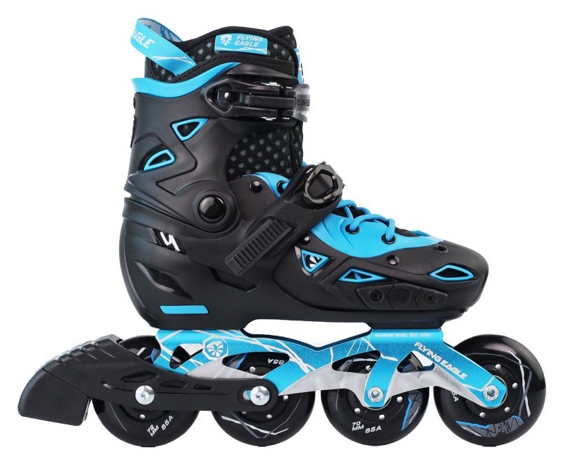 Дитячі розсувні ролики Flying Eagle S9 dual density сині 27-31 ROL_11449