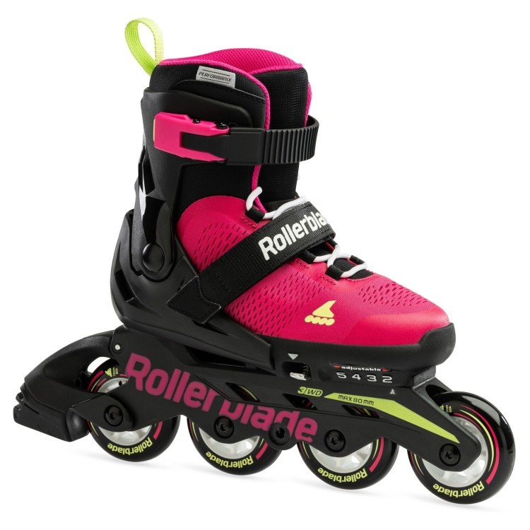 Ролики детские Rollerblade Microblade Pink Light Green 2022 07221900-8G9-36.5-40
