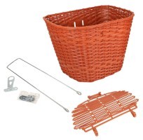 Кошик Пластик на рульову колонку 24-28" 360*250*250 мм зі стійкою 400L 25,4" CK-006S коричневий з кришкою