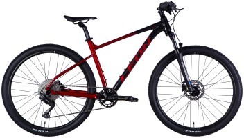 Велосипед AL 27,5" Leon XC 75 HDD рама-18" чорний з червоним 2025