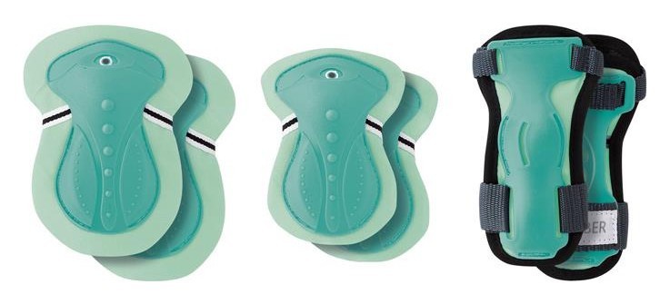 Комплект захисний дитячий GLOBBER, м'ятний, для дитини 25-50кг DWT_541-206