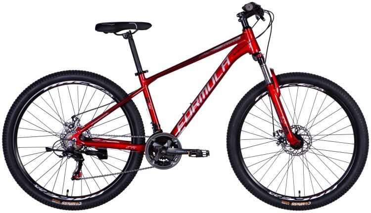Велосипед AL 27.5" Formula MOTION DD FR рама-16" красно-серебристый 2025 OPS-FR-27.5-249