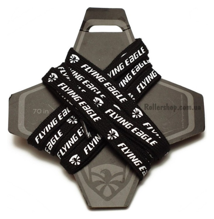 Шнурки для роликов Flying Eagle Pro черные ROL_9534