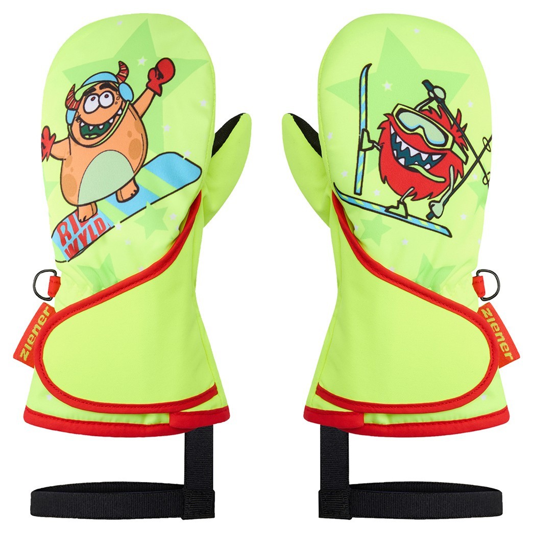 Ziener рукавиці лижні Lemmi Jr poison yellow 2 115001-737-2