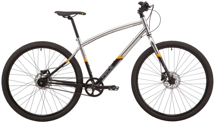 Велосипед 28" Pride ROCKSTEADY 8.3 рама - L 2023 черно-серый SKD-18-87