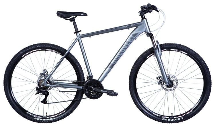 Велосипед 29" Discovery BASTION AM DD 2024 (серо-черный (м)) OPS-DIS-29-194