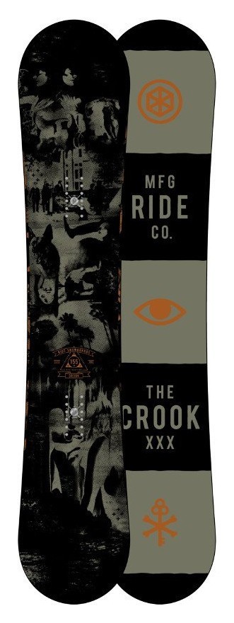 Сноуборд Ride Crook 155 Black (1240017) RCH_21842
