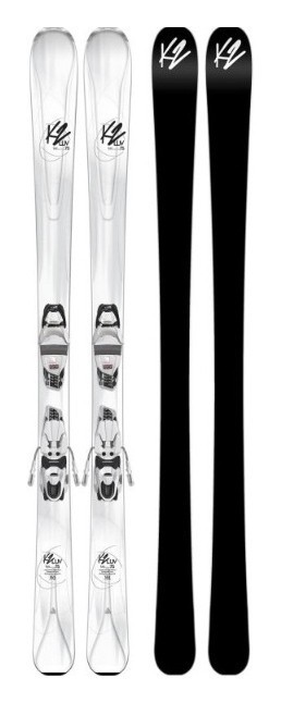 Ліжі гірські (комплект) K2 LUV 75+ERP 10 156см White/grey/black (10B0407.171.1+10B1016.171.1) RCH_22145