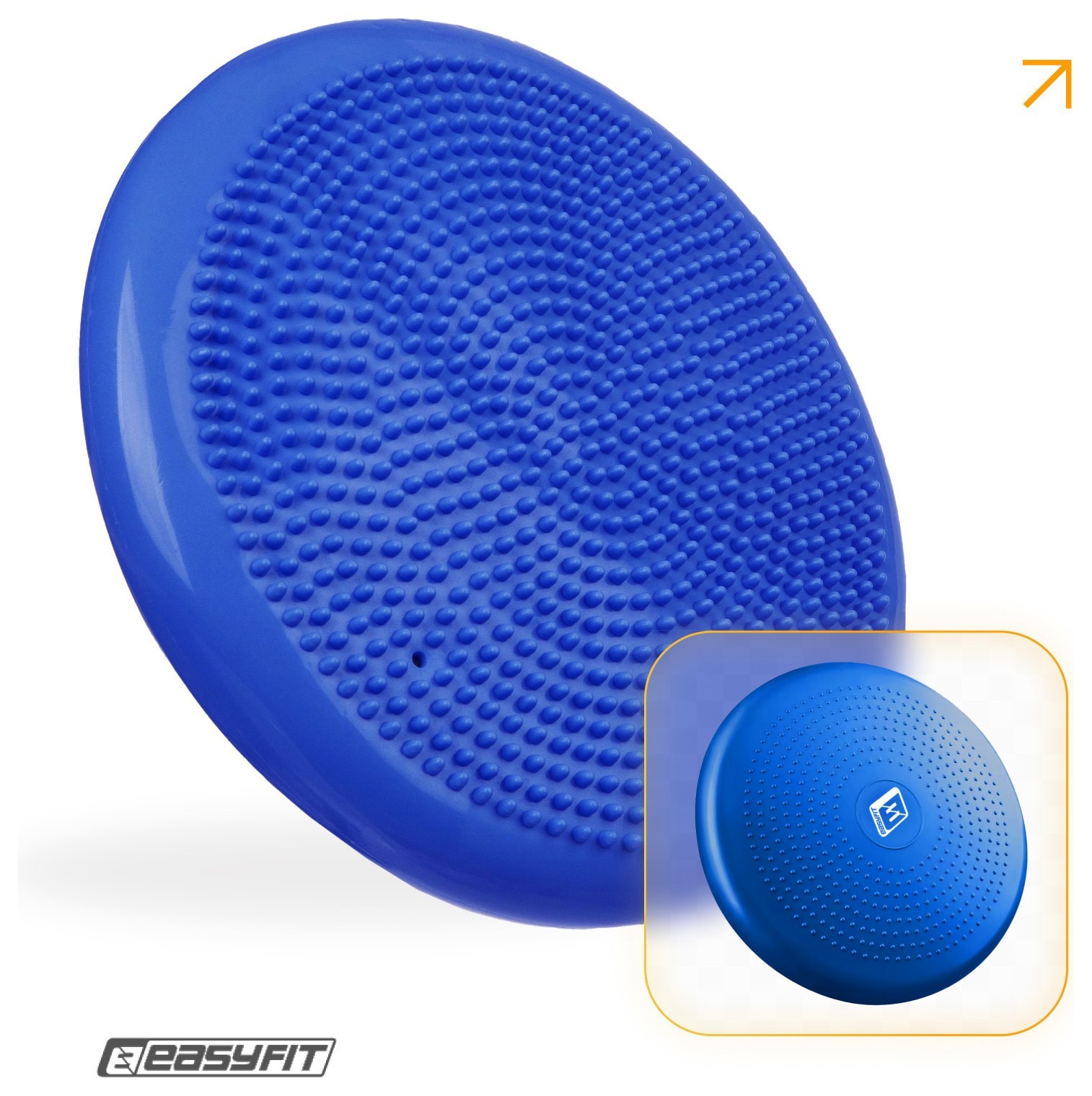 Балансировочная массажная подушка EasyFit Синий EFIT_EF-1840-BL