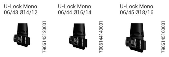 Зажимное соединение Gabel 06/43 U-Lock Mono Ø14/12