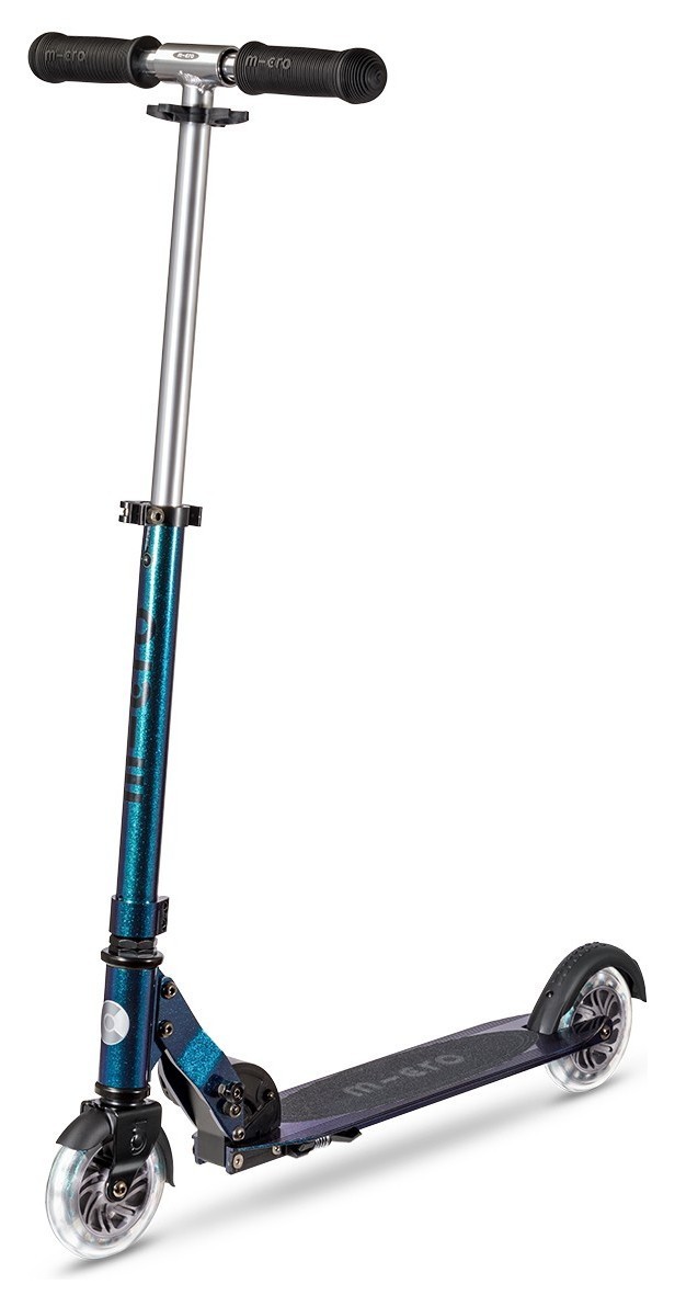 Самокат MICRO серии "Sprite LED" – ПЕРЛАМУТРОВЫЙ МИКС (до 100 кг (kg), двухколесный, свет) SA0294
