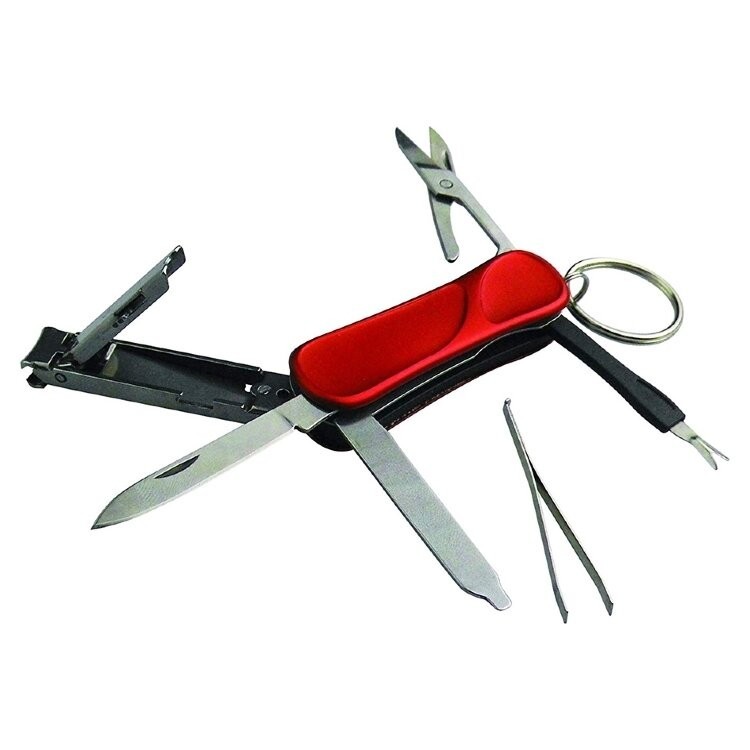 Munkees 2502 брелок-мультиинструмент Manicure Multi Tool red 2502-RD