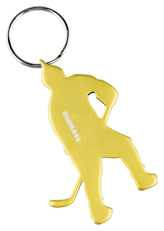 Munkees 3497 брелок-открывашка Icehockey Player yellow 3497-YL