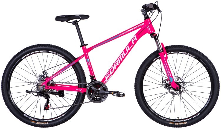 Велосипед AL 27.5" Formula MOTION DD FR рама-16" розово-белый 2025 OPS-FR-27.5-250