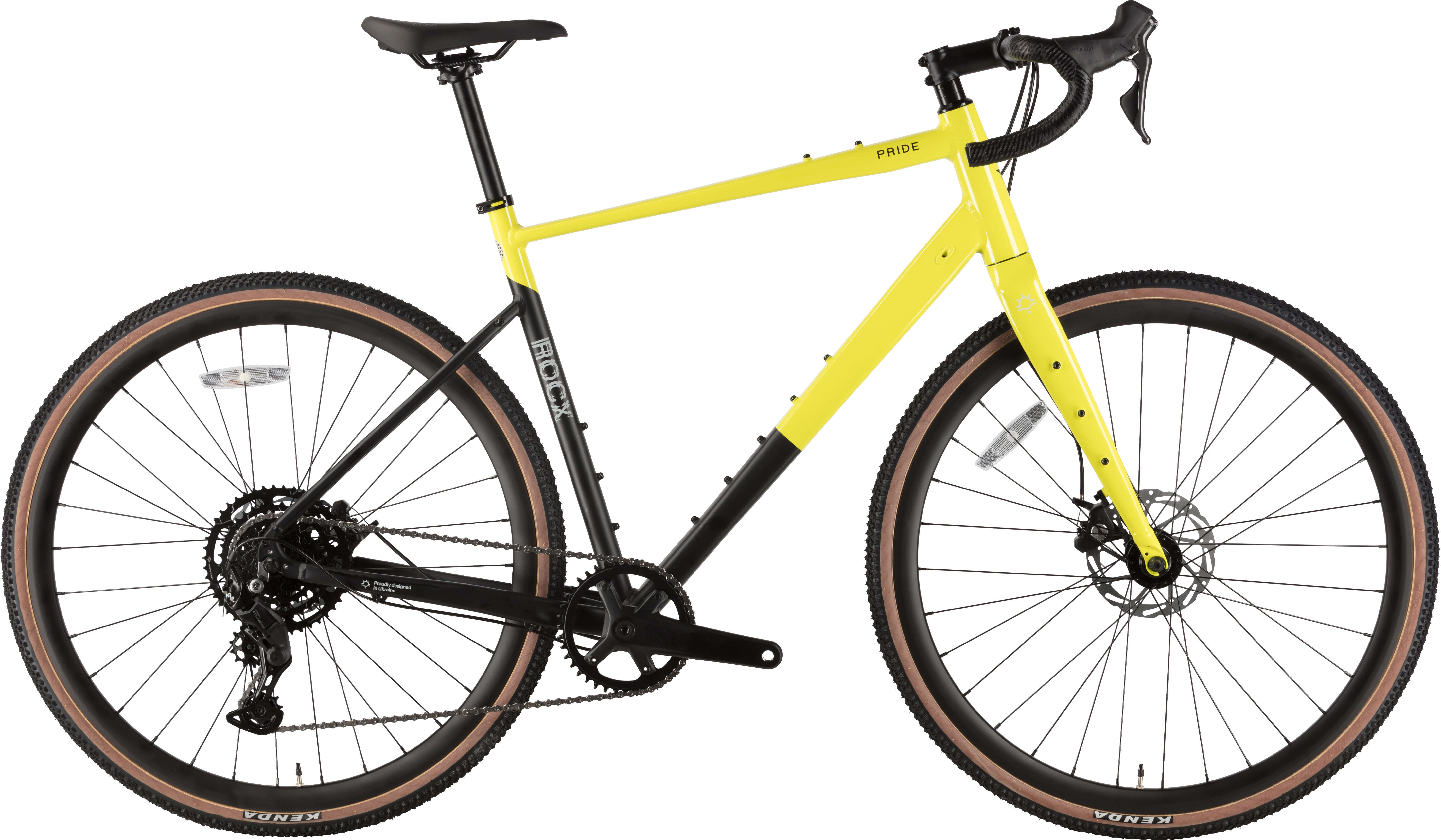 Велосипед 28" Pride ROCX 8.1 рама - XL 2026 желто-черный SKE-29-36
